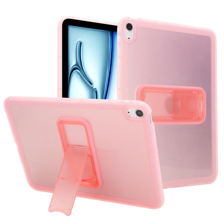 Semi-Transparent Shockproof Case with Holder — iPad Air