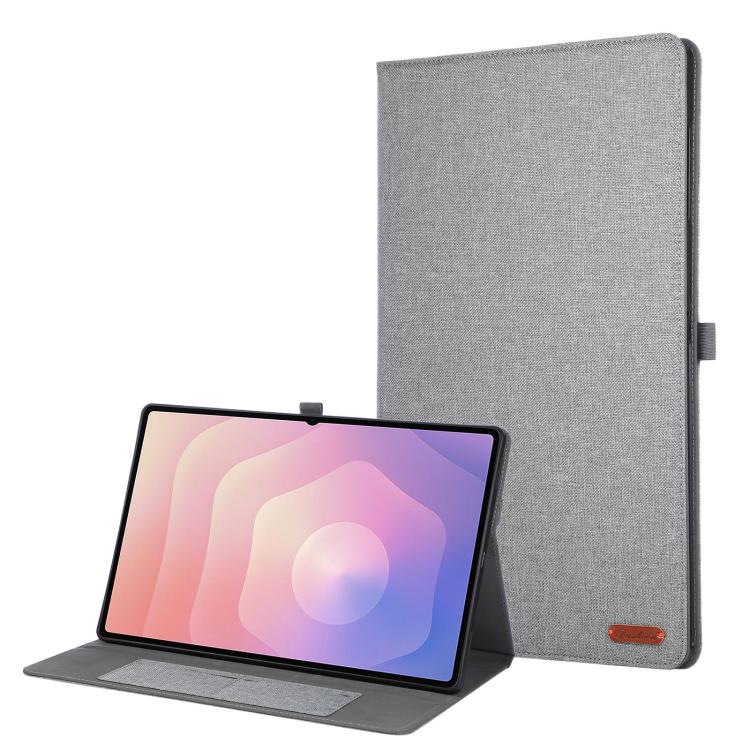 Fabric-Texture Flip Case with Hand Strap — Galaxy Tab S11