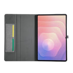 Fabric-Texture Flip Case with Hand Strap — Galaxy Tab S11