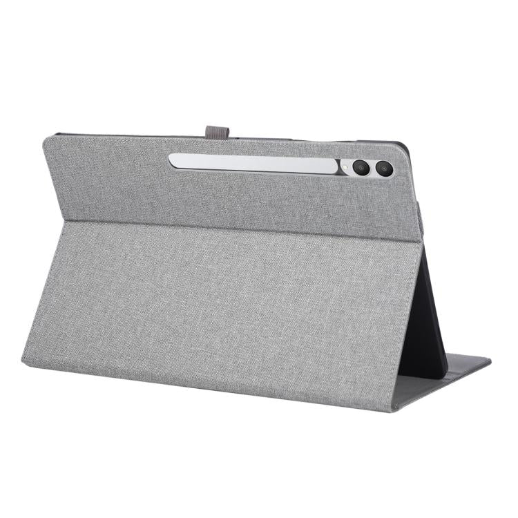 Fabric-Texture Flip Case with Hand Strap — Galaxy Tab S11