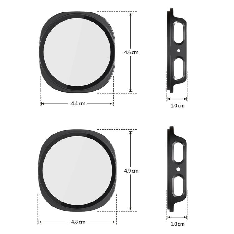 Frosted Tempered-Glass Watch Cover — Galaxy Watch 9/8