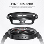 Frosted Tempered-Glass Watch Cover — Galaxy Watch 9/8