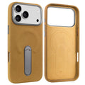 Suede-Finish MagSafe Case with Kickstand — iPhone 17 Pro