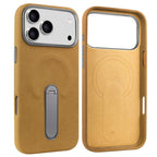 Suede-Finish MagSafe Case with Kickstand — iPhone 17 Pro