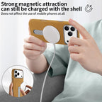 Suede-Finish MagSafe Case with Kickstand — iPhone 17 Pro