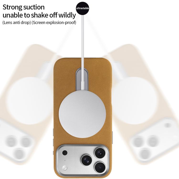 Suede-Finish MagSafe Case with Kickstand — iPhone 17 Pro
