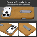 Suede-Finish MagSafe Case with Kickstand — iPhone 17 Pro