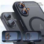 Skin-Feel Magnetic Frosted Case with Lens Film — iPhone 17 Pro Max