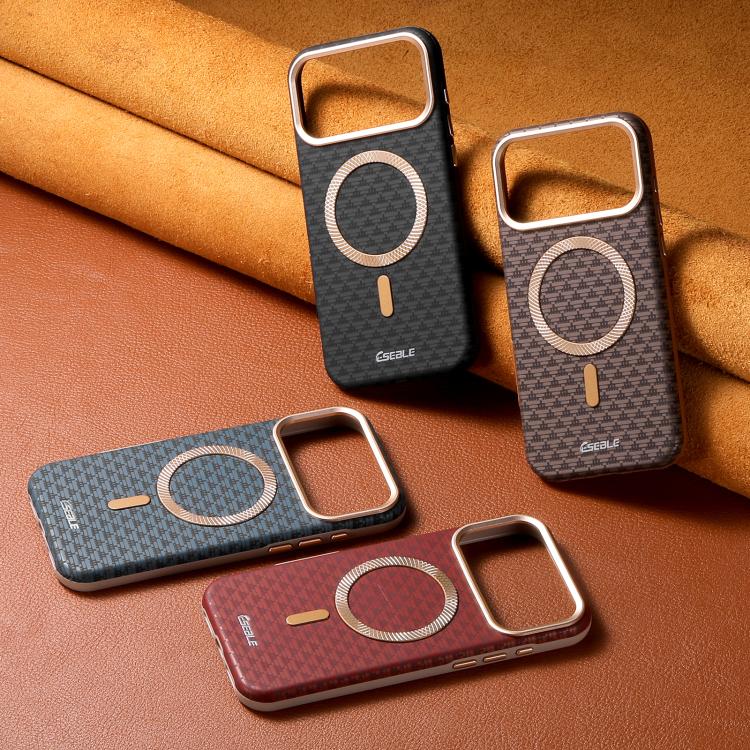 Triangular Shield Metal Lens Magnetic Case — iPhone 17 Pro Max