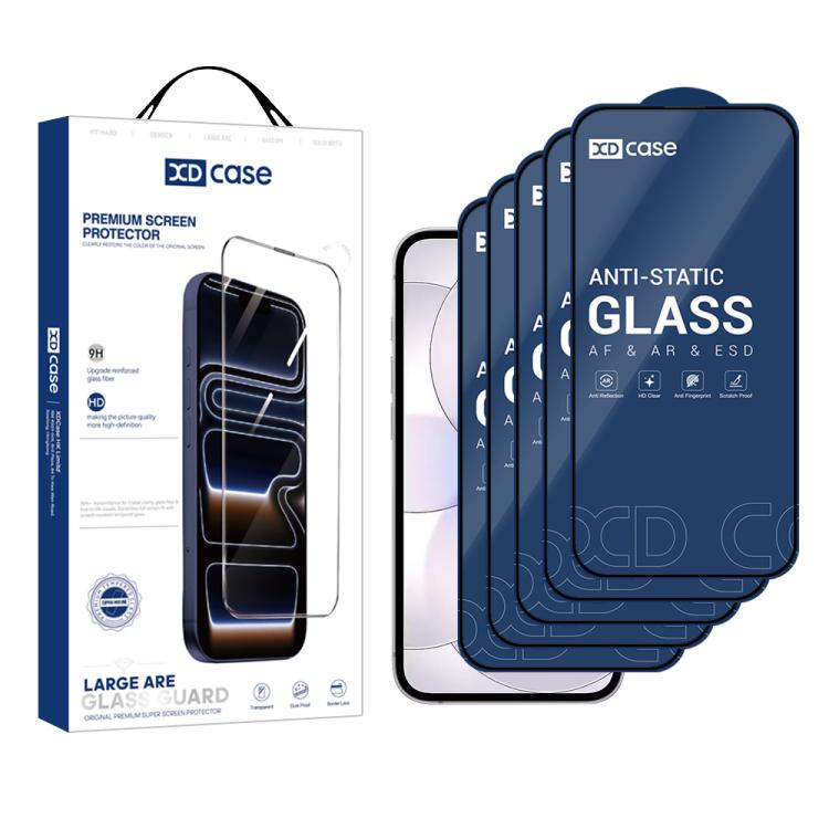 HD Tempered Glass Screen Protector (5-Pack) — iPhone 17 Pro