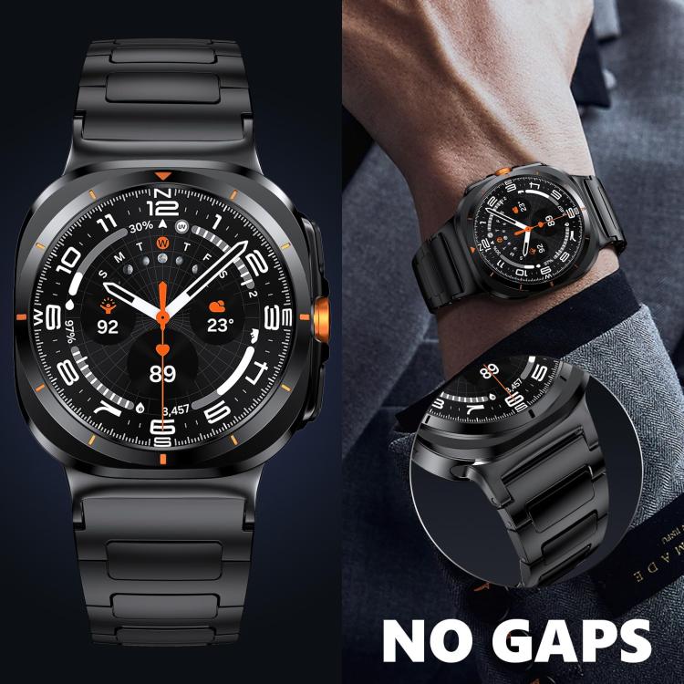 Titanium Flat-Buckle Watch Band — Galaxy Watch Ultra