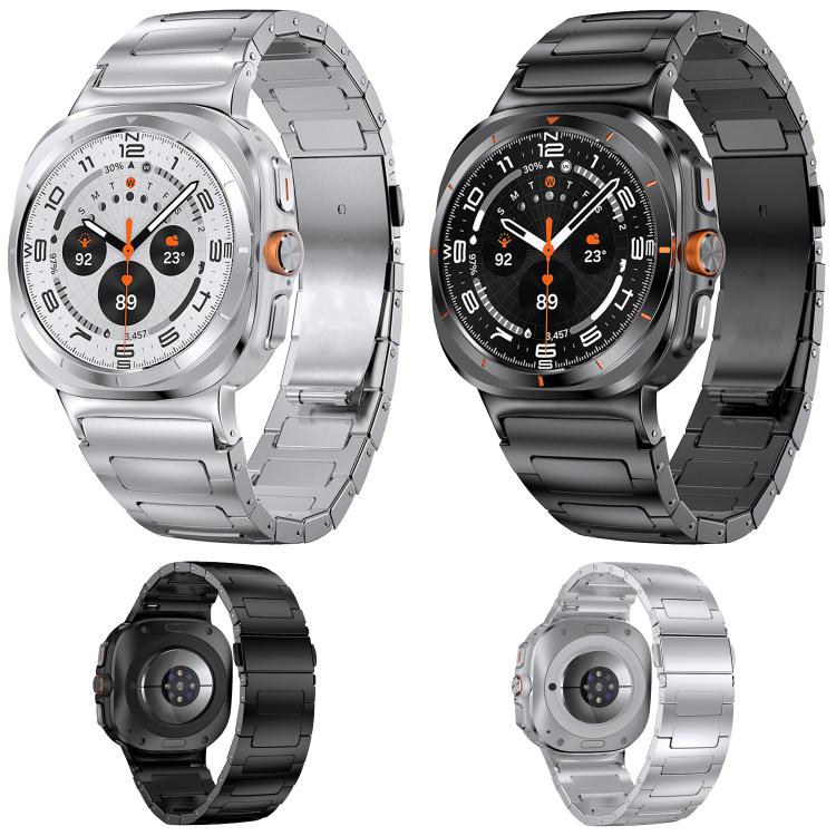 Titanium Flat-Buckle Watch Band — Galaxy Watch Ultra