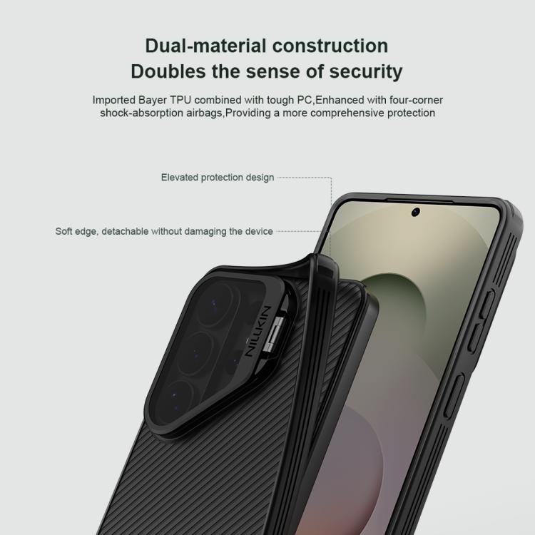 Black Mirror Transparent CamShield Case — Galaxy S26 Ultra