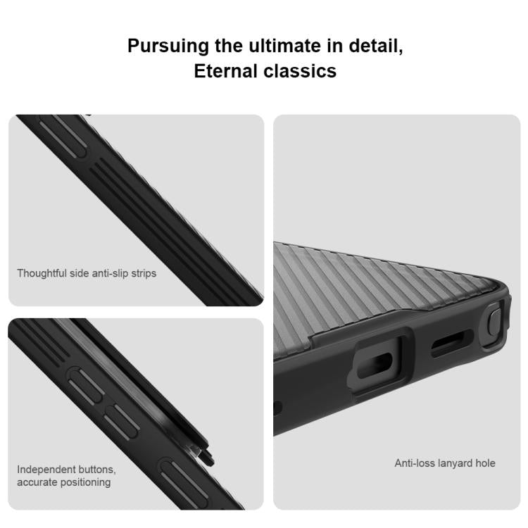 Black Mirror Transparent CamShield Case — Galaxy S26 Ultra