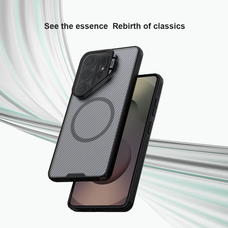 Black Mirror Transparent CamShield Case — Galaxy S26 Ultra