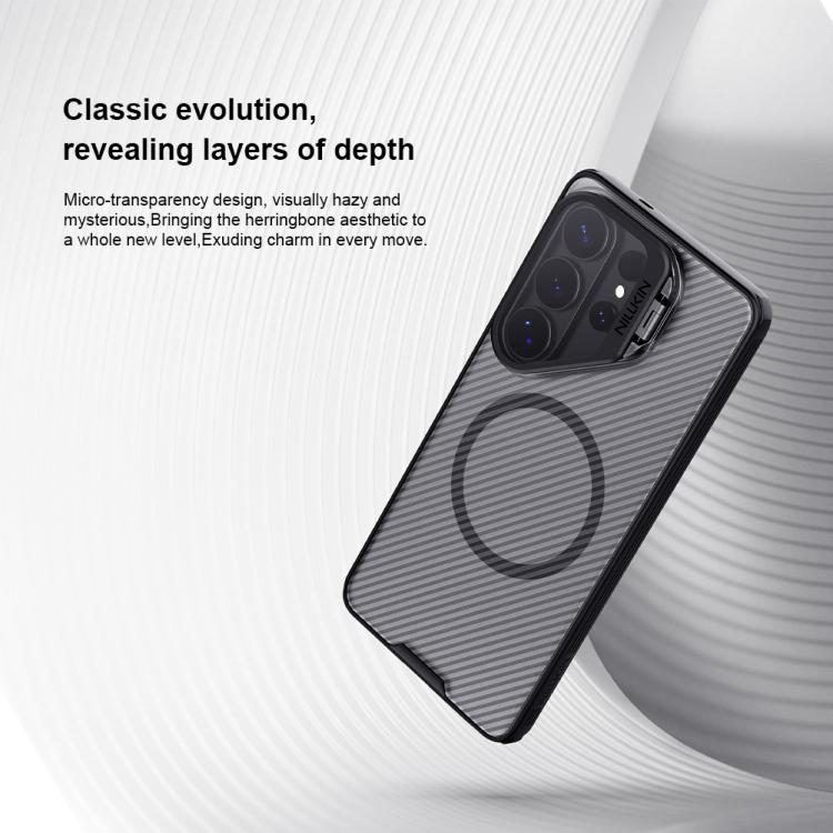 Black Mirror Transparent CamShield Case — Galaxy S26 Ultra