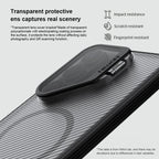 Black Mirror Transparent CamShield Case — Galaxy S26 Ultra