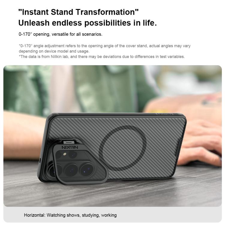 Black Mirror Transparent CamShield Case — Galaxy S26 Ultra