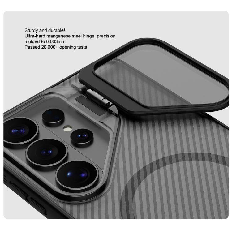 Black Mirror Transparent CamShield Case — Galaxy S26 Ultra