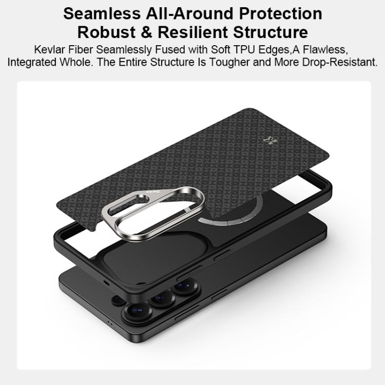 Kevlar All-Inclusive MagSafe Diamond Case — Galaxy S26 Ultra