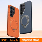 Kevlar Grid Rotation Magnetic Holder Case — Galaxy S26 Ultra