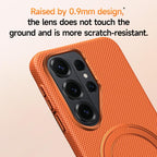 Kevlar Grid Rotation Magnetic Holder Case — Galaxy S26 Ultra