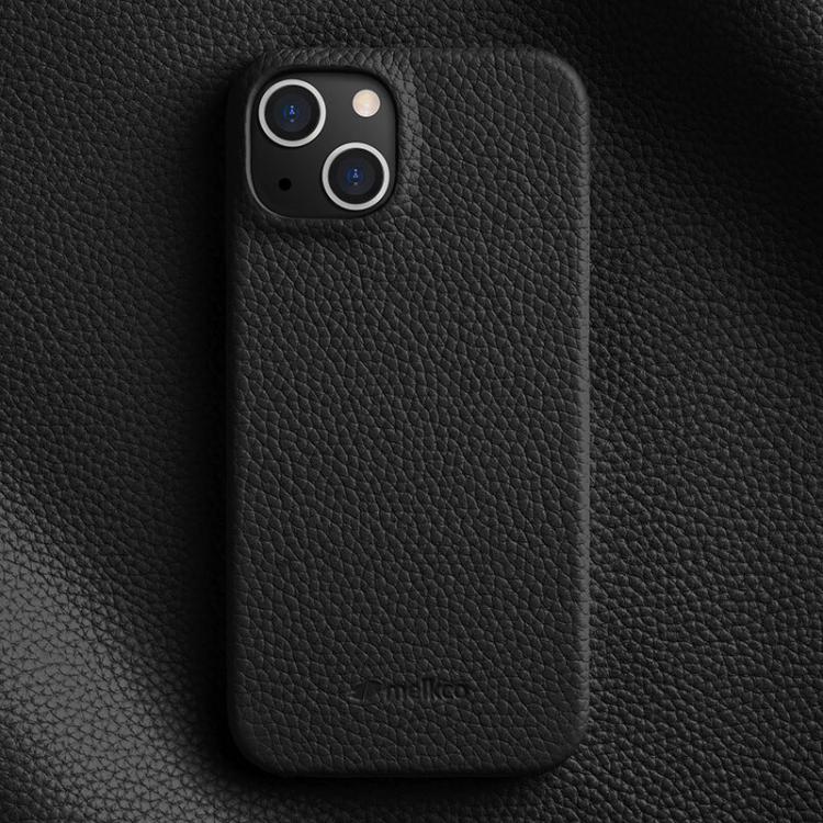 Half-Wrap Genuine Leather Magnetic Case — iPhone 15