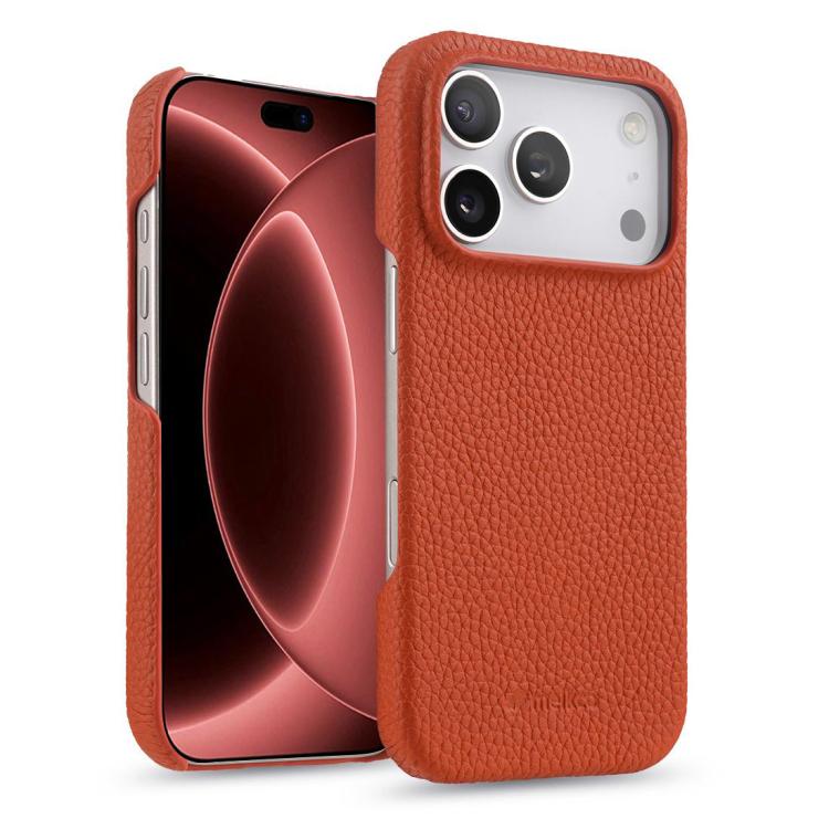Half-Wrap Genuine Leather Magnetic Case — iPhone 18 Pro