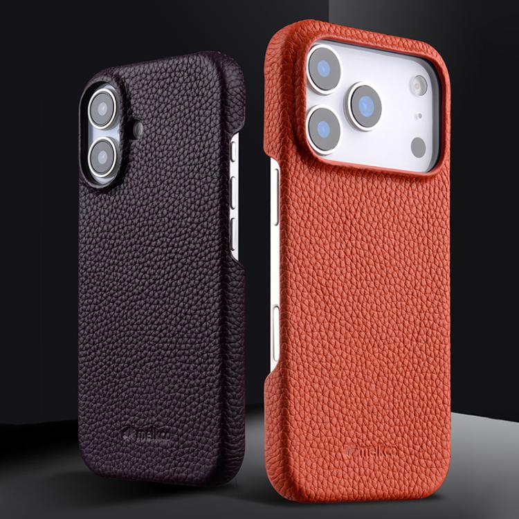 Half-Wrap Genuine Leather Magnetic Case — iPhone 18 Pro