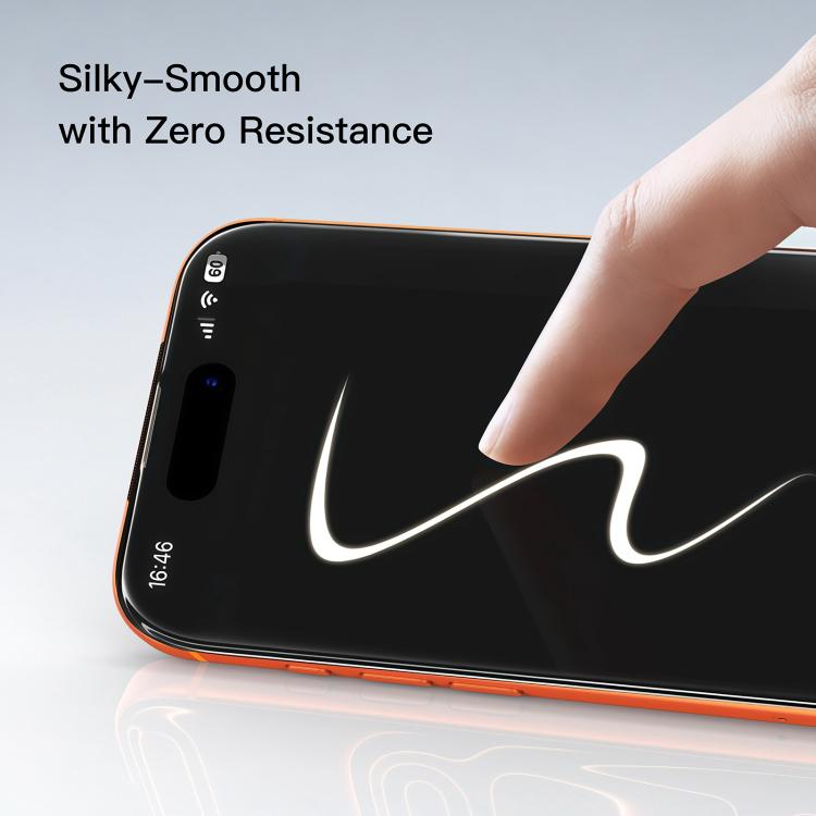 Easy-Install Tempered Glass Screen Protector with Dust-Free Frame — iPhone 17 Pro