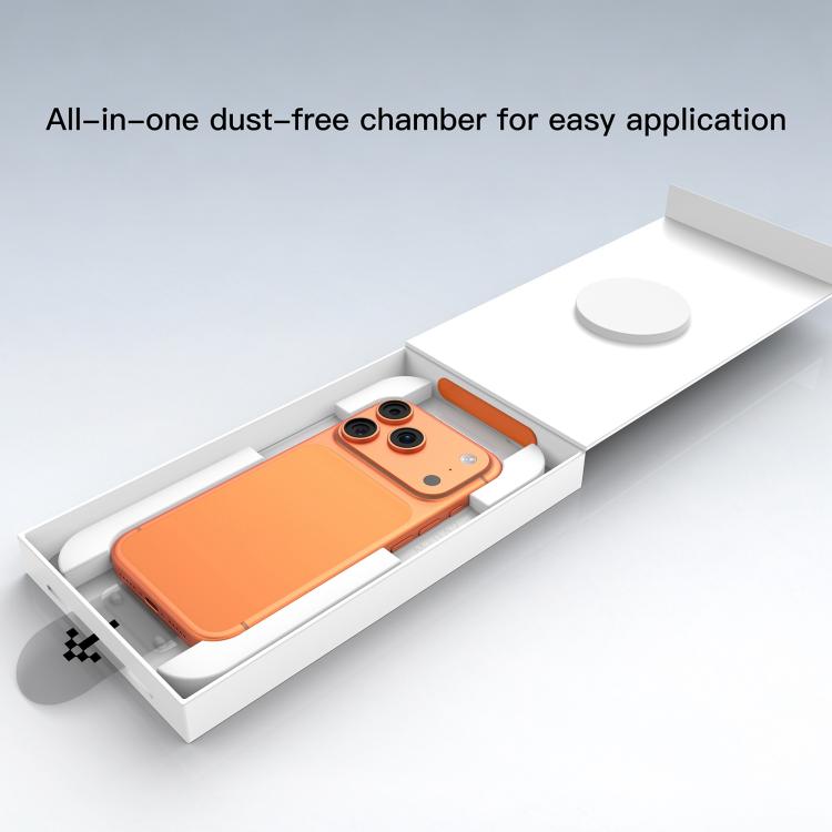 Easy-Install Tempered Glass Screen Protector with Dust-Free Frame — iPhone 17 Pro