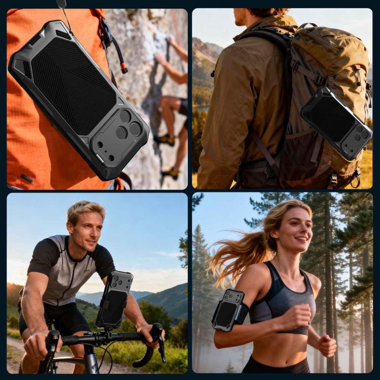 Metal Armor IP65 Waterproof Case — iPhone 18 Pro