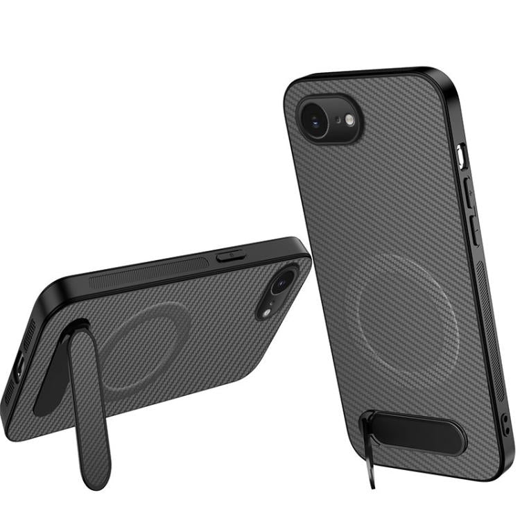 Carbon-Fibre MagSafe Case with Kickstand — iPhone 17 Pro