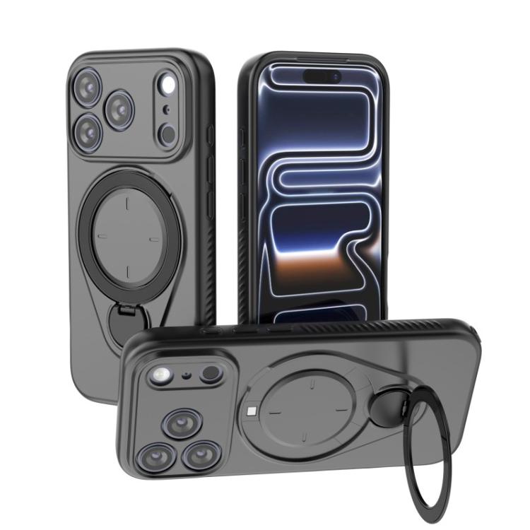 Ring-Stand Case with Tempered Glass Screen Protector — iPhone 17 Pro