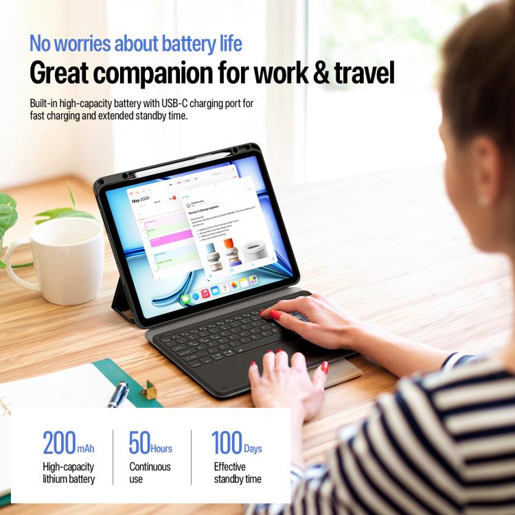 Magnetic Wireless Keyboard Case — iPad Air 13