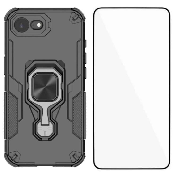 Rugged Case with Metal Kickstand & Screen Protector — iPhone 17 Pro