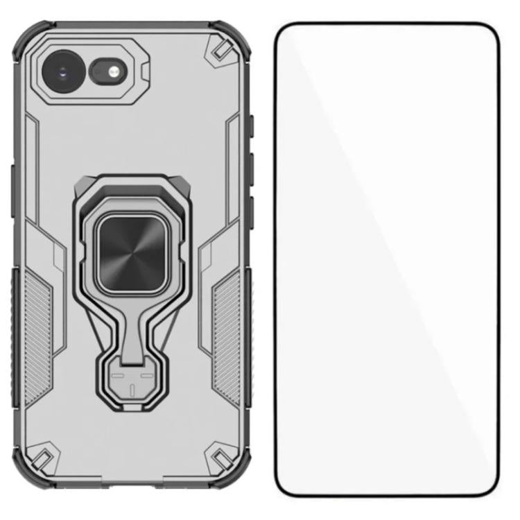 Rugged Case with Metal Kickstand & Screen Protector — iPhone 17 Pro