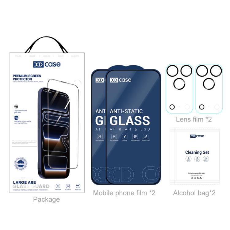 Glass Screen + Camera Lens Protector Set (2 Pairs) — iPhone 17 Pro