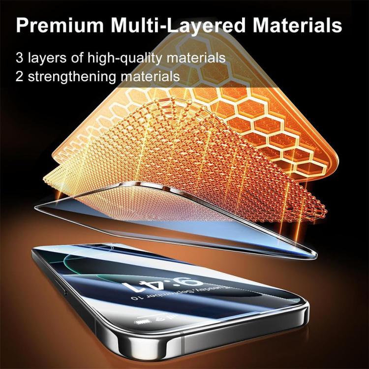 Glass Screen + Clear Camera Lens Protector Set (2 Pairs) — iPhone 17 Pro