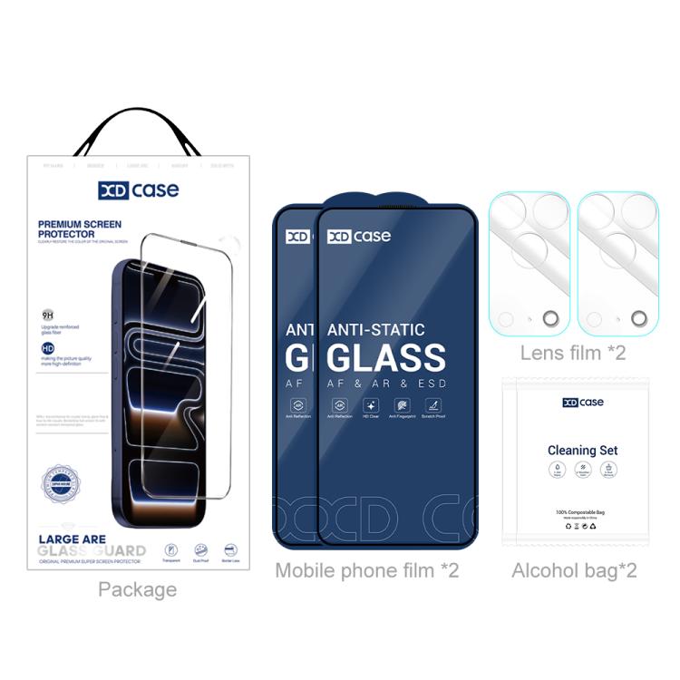 Glass Screen + Clear Camera Lens Protector Set (2 Pairs) — iPhone 17 Pro