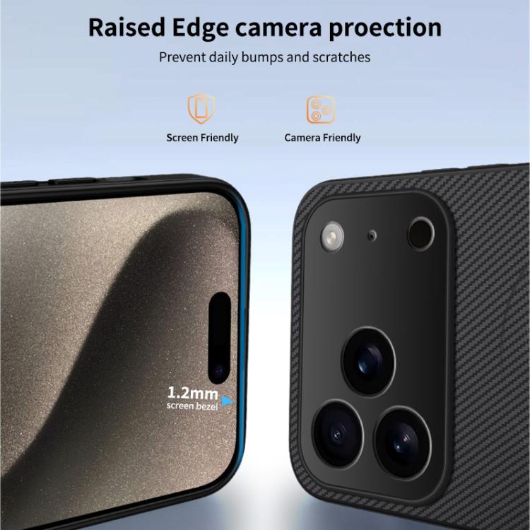 Carbon Fiber Magnetic Hybrid Case — iPhone 18 Pro