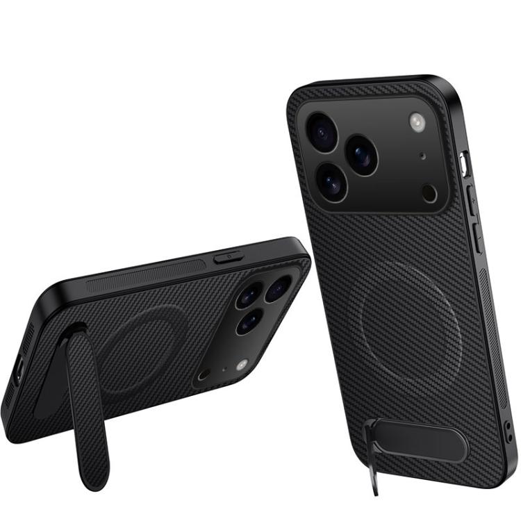 Kickstand Carbon Fiber Magnetic Case — iPhone 18 Pro