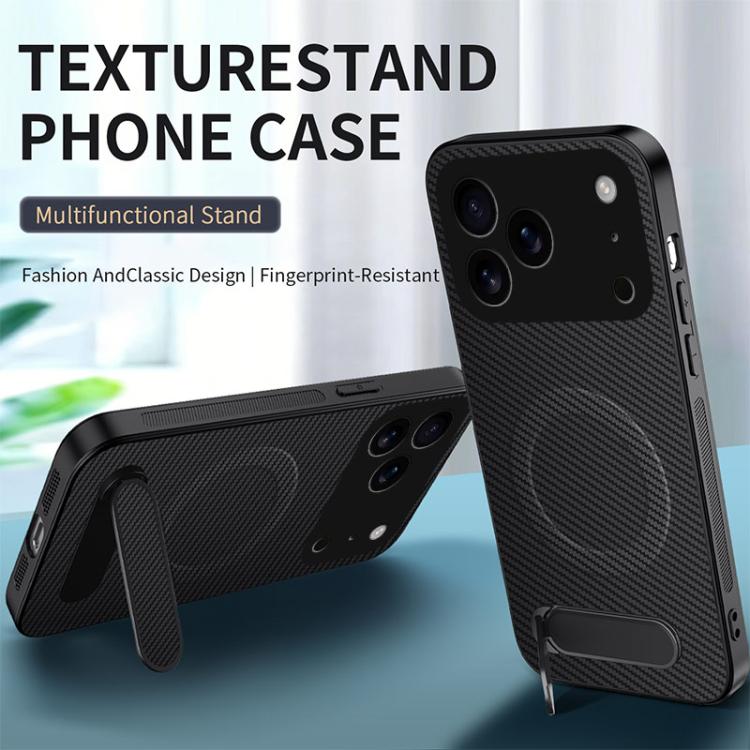 Kickstand Carbon Fiber Magnetic Case — iPhone 18 Pro