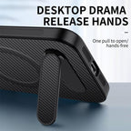 Kickstand Carbon Fiber Magnetic Case — iPhone 18 Pro