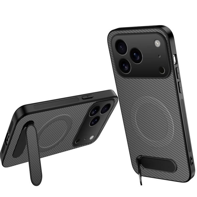 Kickstand Carbon Fiber Magnetic Case — iPhone 18 Pro
