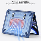 Honeycomb Stand Hybrid Case — MacBook Air 13.6 & Neo 13