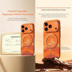 Kevlar-Texture MagSafe Case with 360° Rotating Ring Stand — iPhone 18 Pro