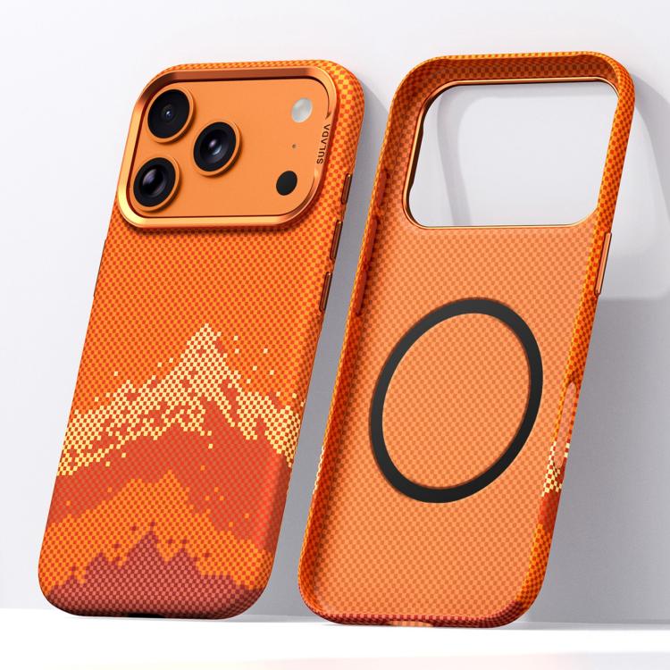 Kevlar Pixel-Grid MagSafe Case, Grippy Slim Feel — iPhone 18 Pro
