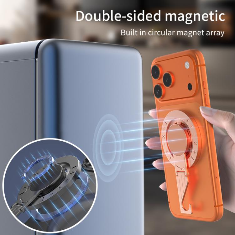 360° Magnetic Desktop Stand with Hanging Hook