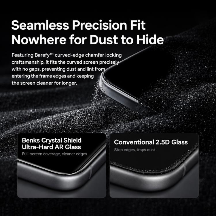 Glare-Free Tempered Glass — iPhone Pro